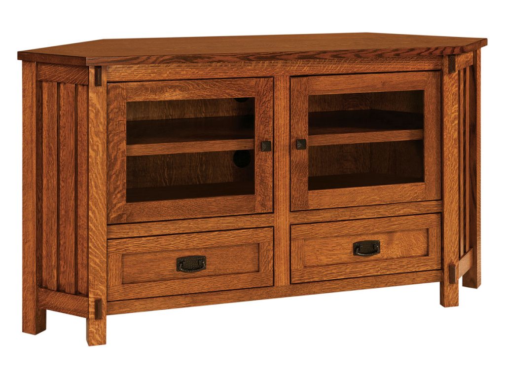Rio Mission Corner Cabinet – 61″W