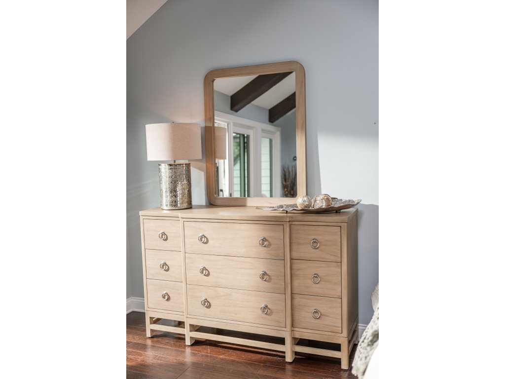 Sea Winds Monterey Mirror in Sandstone