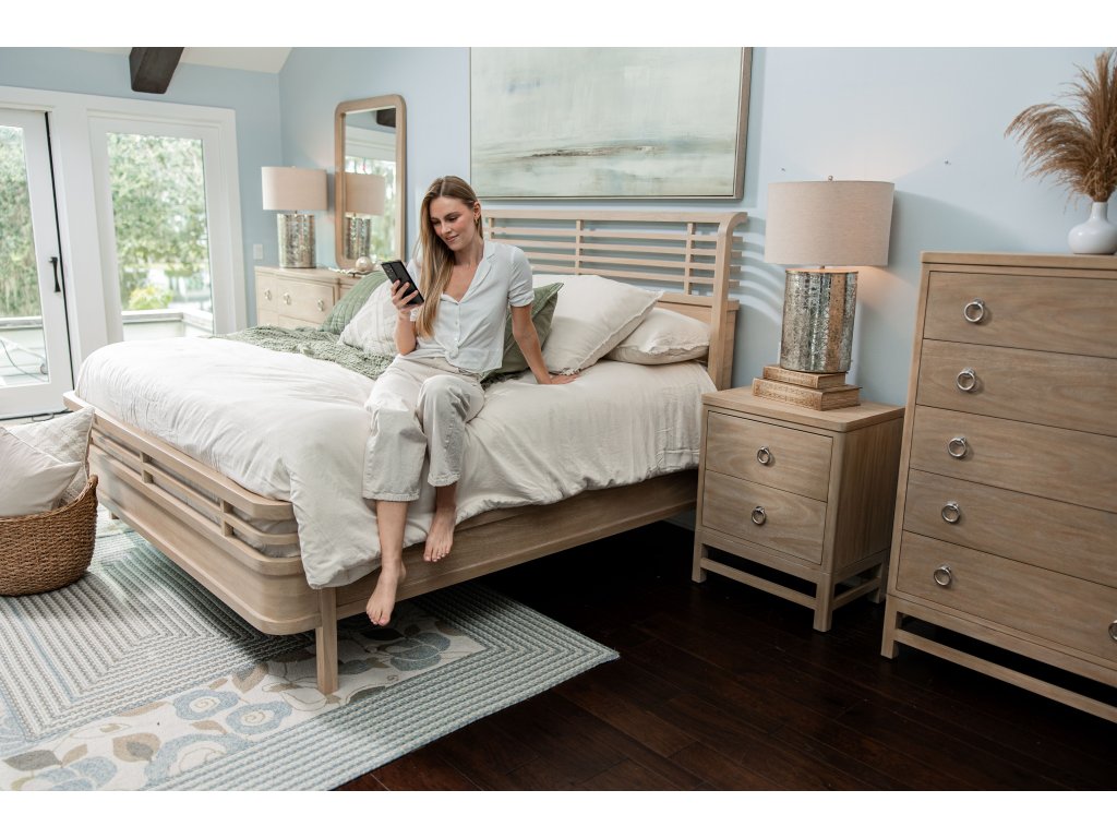 Sea Winds Monterey 2 Drawer Nightstand in Sandstone - Alternative View