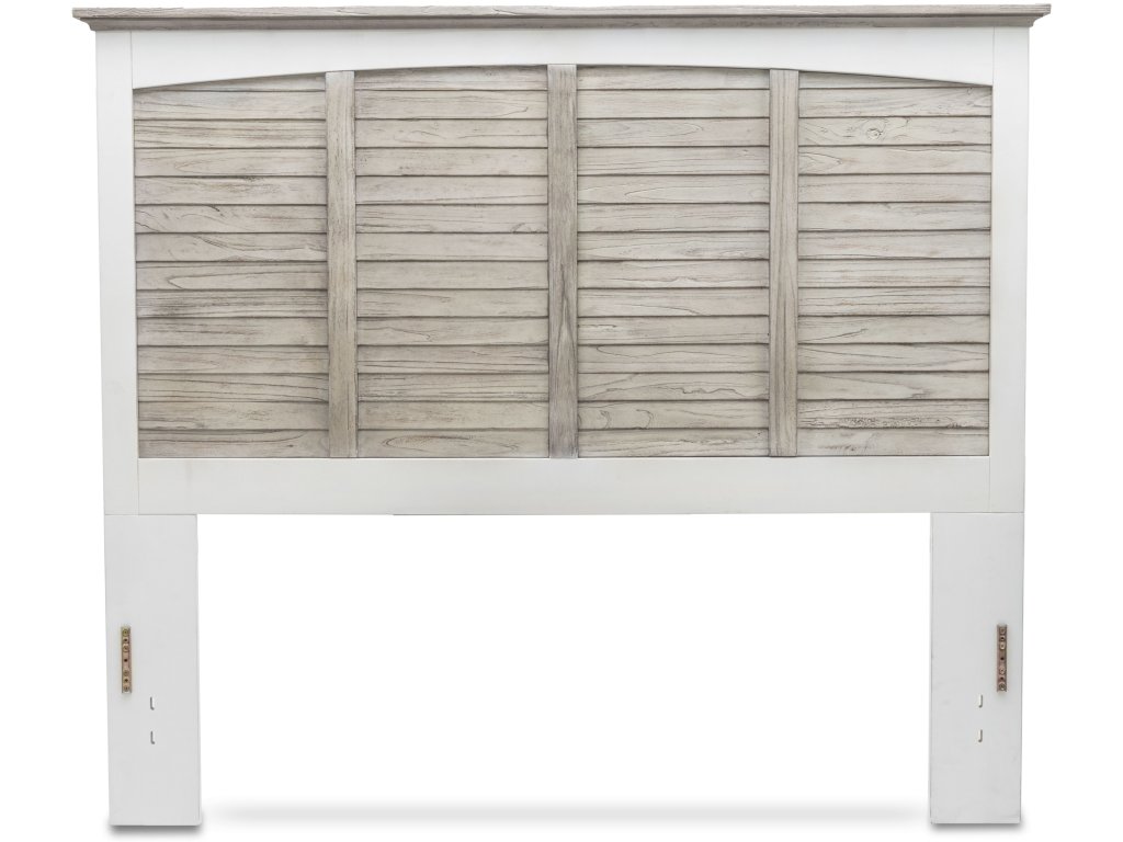 Sea Winds Islamorada Queen Headboard in Dapple Grey/Blanc - Alternative View