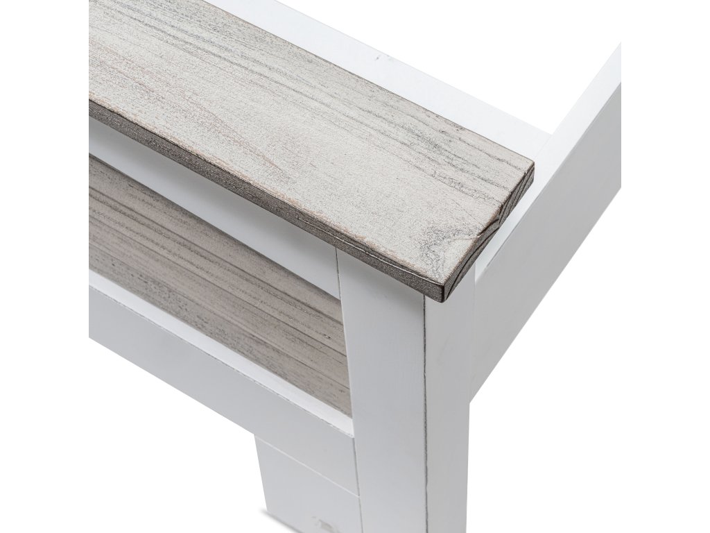 Sea Winds Islamorada King Bed in Dapple Grey/Blanc - Alternative View