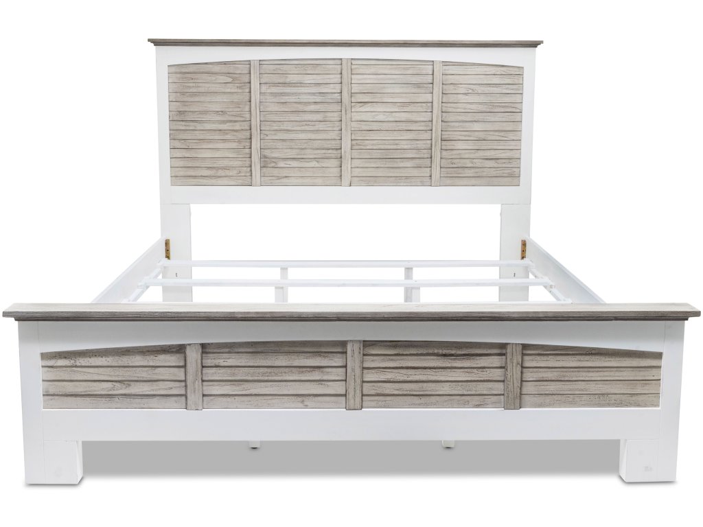 Sea Winds Islamorada King Bed in Dapple Grey/Blanc