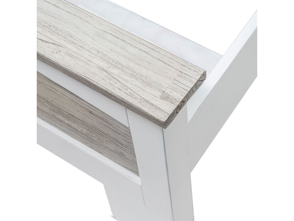 Sea Winds Islamorada Queen Bed in Dapple Grey/Blanc - Alternative View