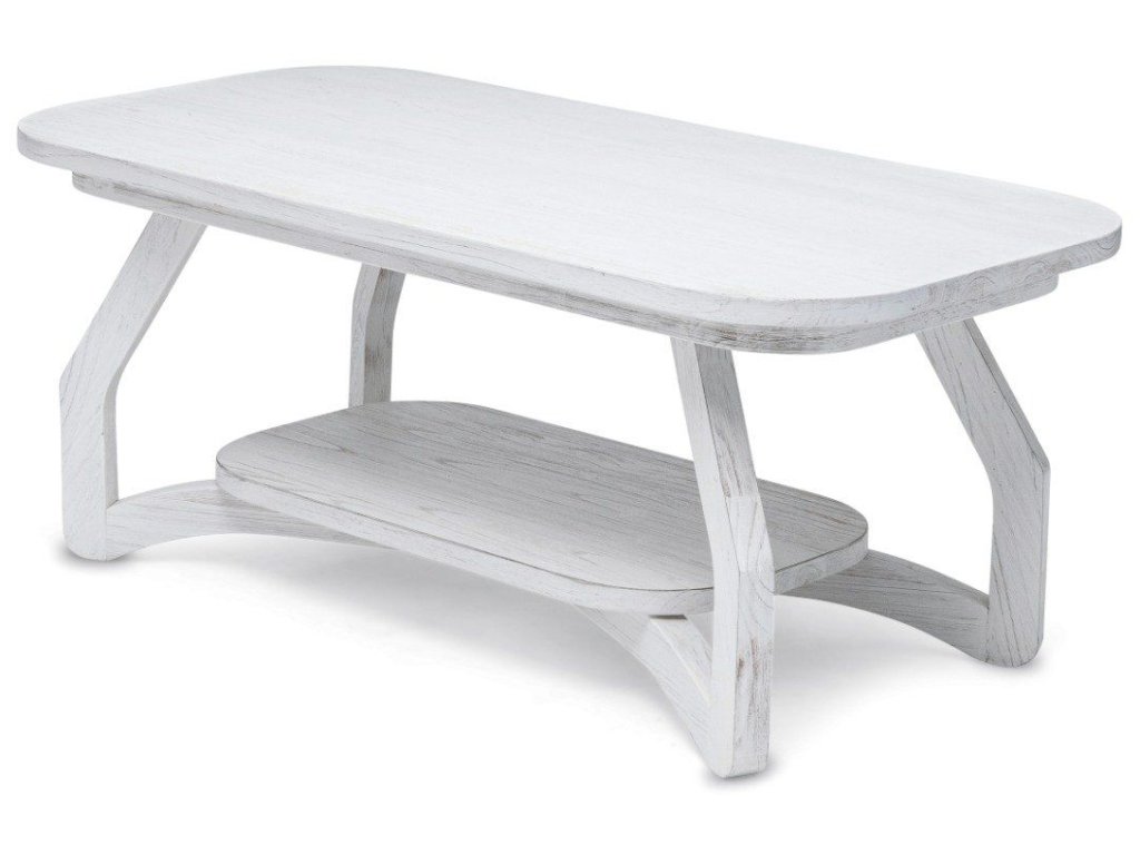 Sea Winds Surfside 3pc Occasional Set in Distressed White - Alternative View