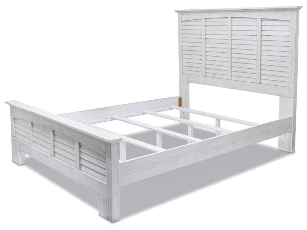Sea Winds Surfside 2pc Bedroom Set in Distressed White