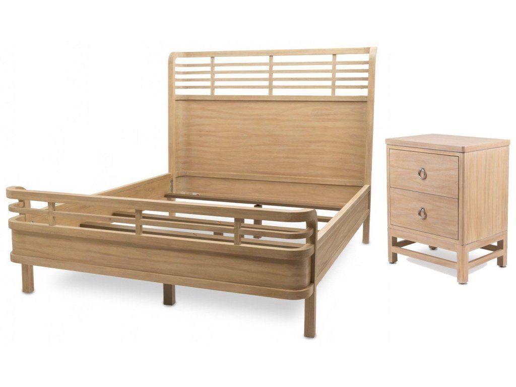 Sea Winds Monterey 2pc Bedroom Set in Sandstone