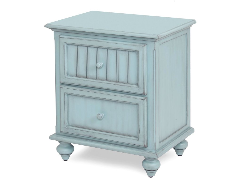 Sea Winds Monaco 2 Drawer Nightstand in Bleu