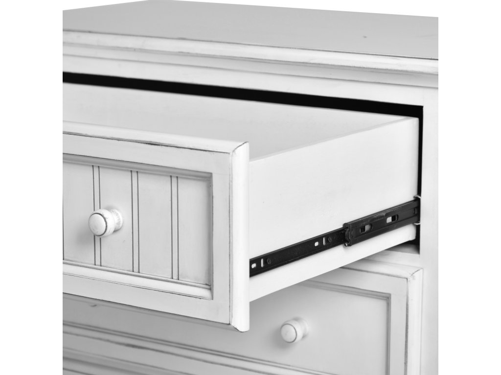 Sea Winds Monaco 5 Drawer Chest in Blanc