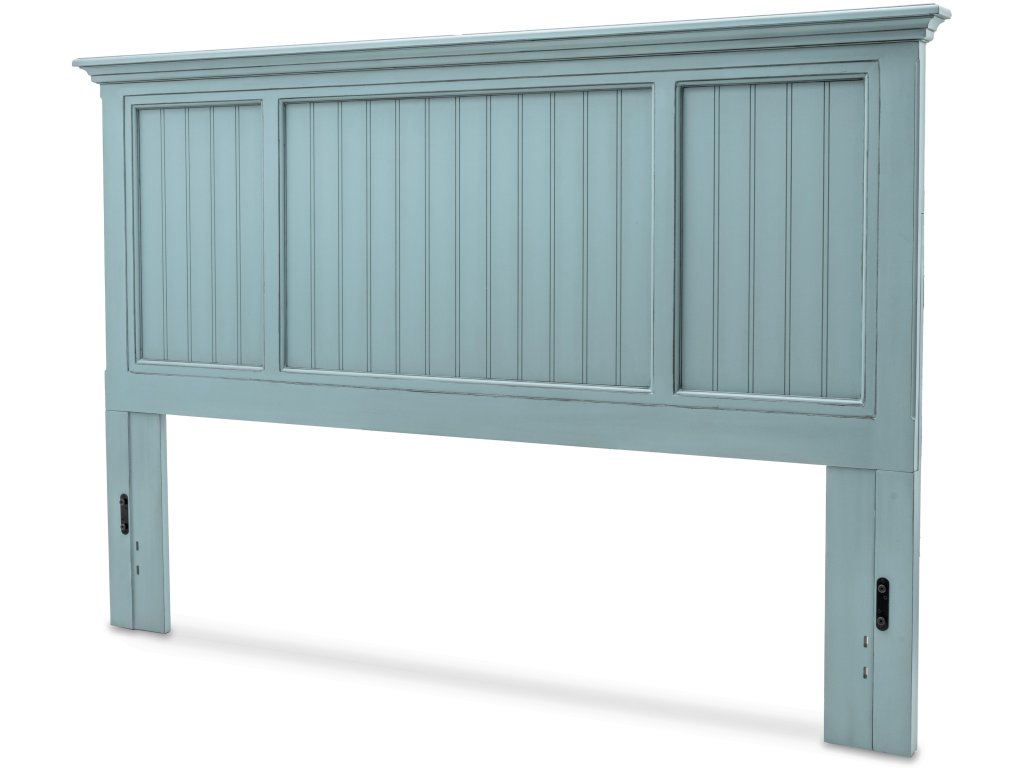 Sea Winds Monaco King Headboard in Bleu