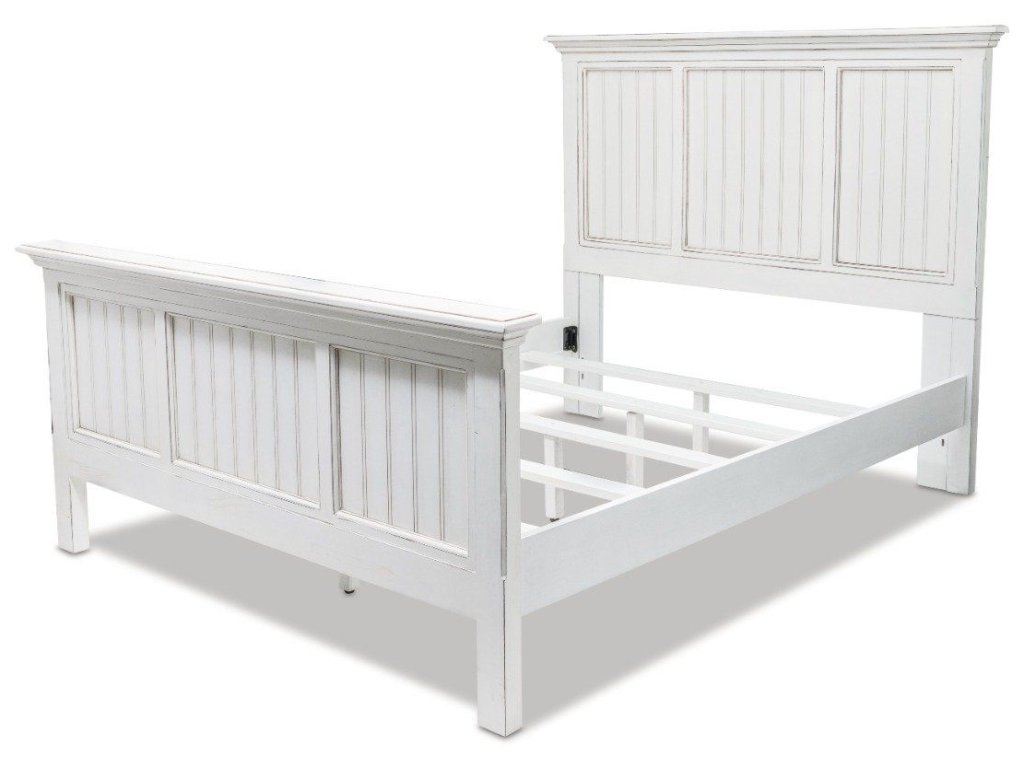 Sea Winds Monaco 2pc Bedroom Set in Blanc