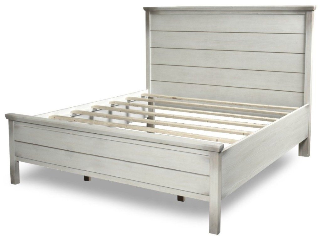 Sea Winds Geneva 2pc Bedroom Set in Distressed White