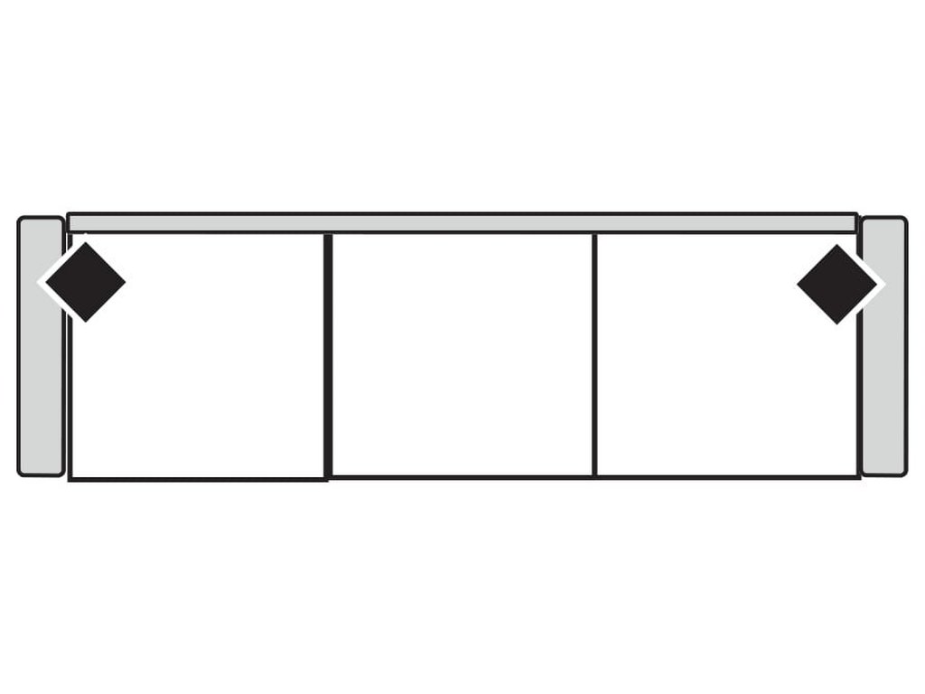 Mcmichael 37" 3 Seat Queen Sleeper Upholstered Without Skirt