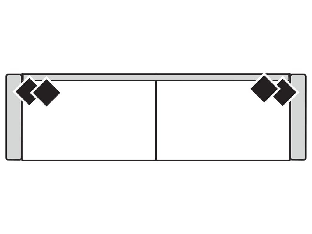 Alexandria 2 Seat Grande Sofa