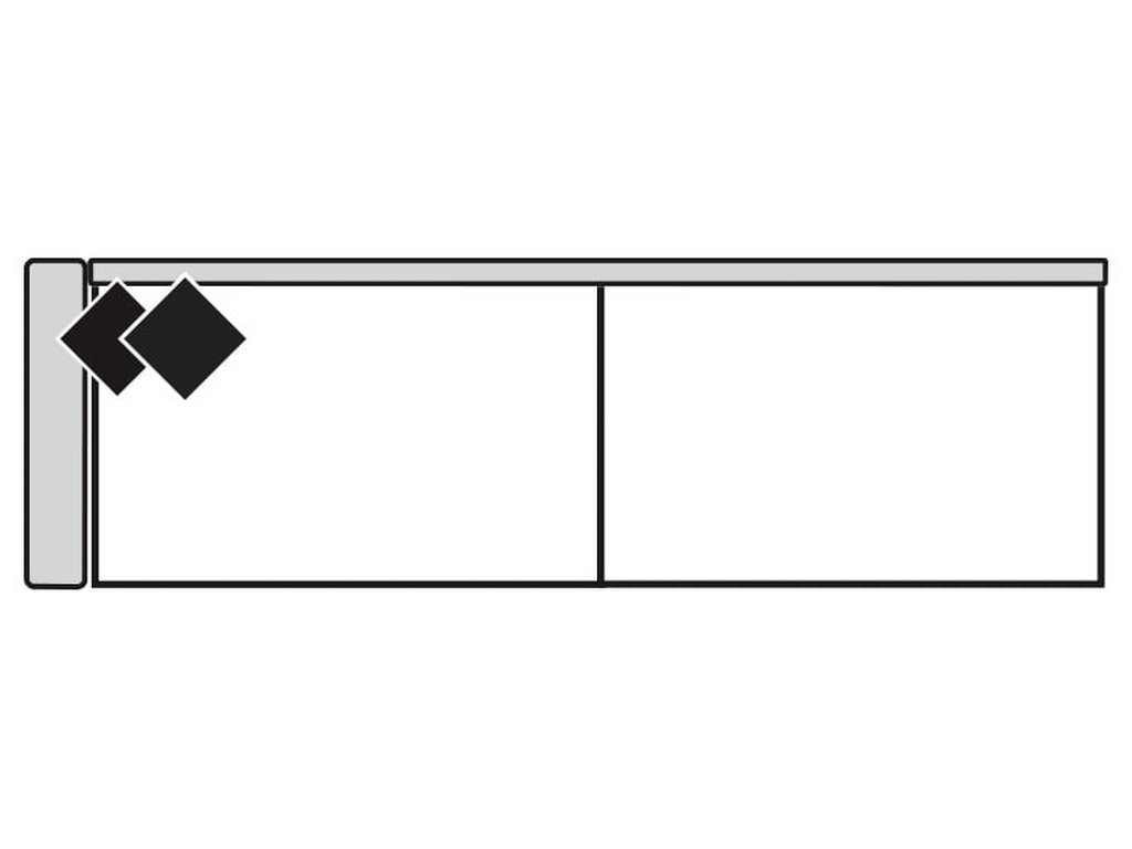 Mcmichael 41" Deep Lsf 2 Seat Sofa Upholstered Without Skirt