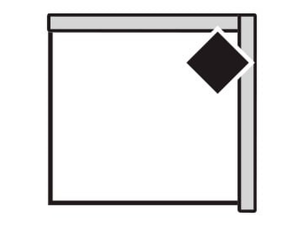 Carlton 41" Deep Corner Wedge