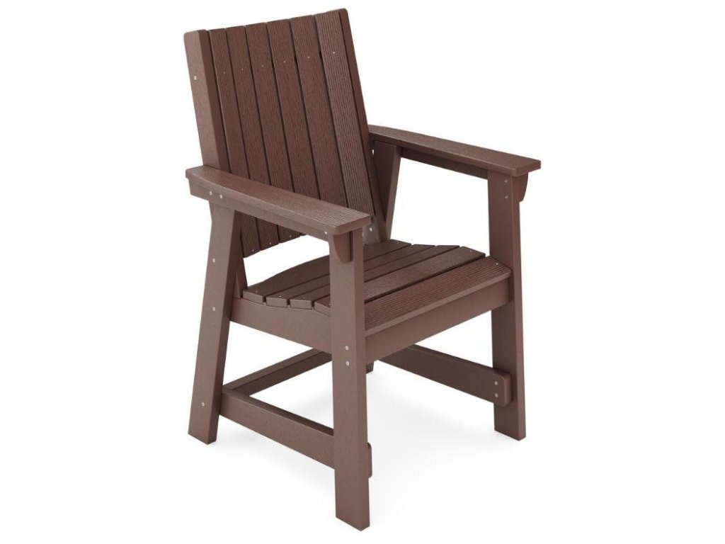 Dining Chair in Pecan Brown