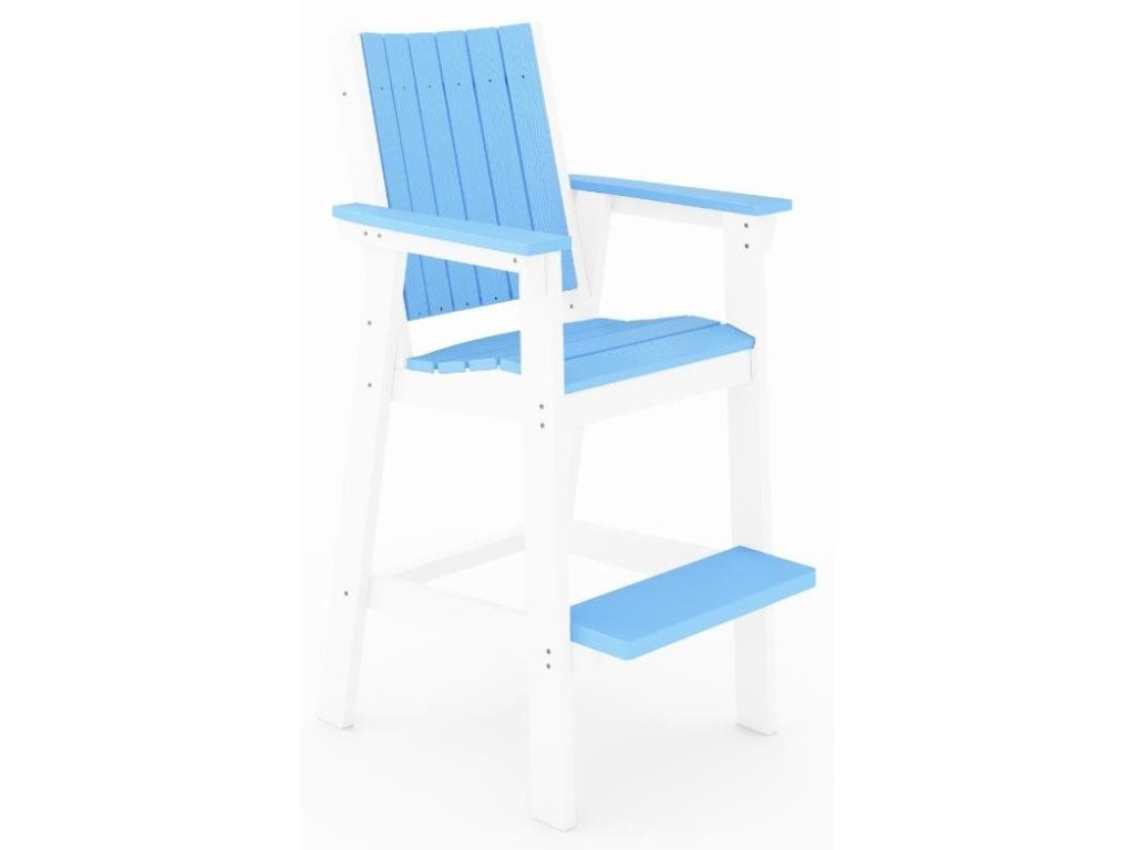 SoPoly Callway Bar Chair in Destin and Summer Blue