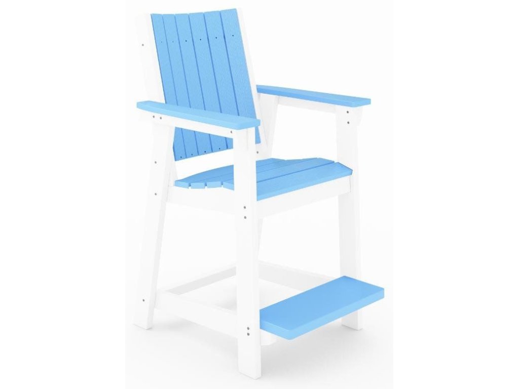 Counter Chair in Destin and Summer Blue