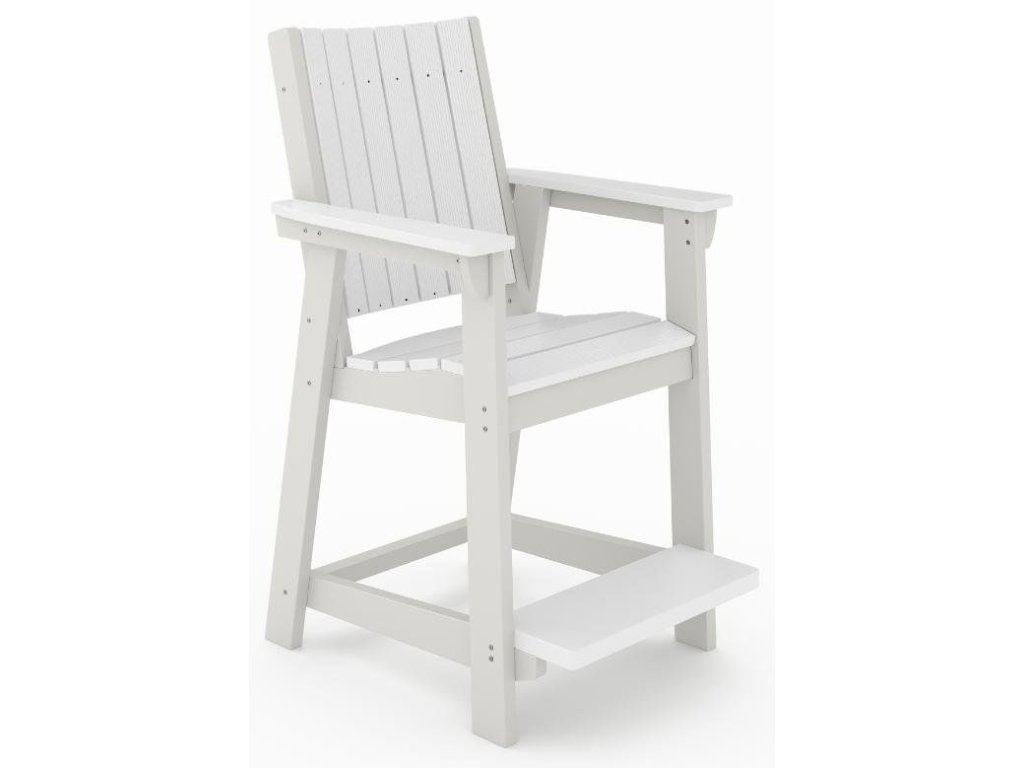 Counter Chair in Heron Gray and Harbor Gray