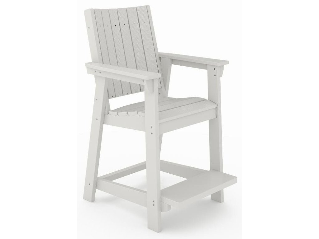 Counter Chair in Heron Gray