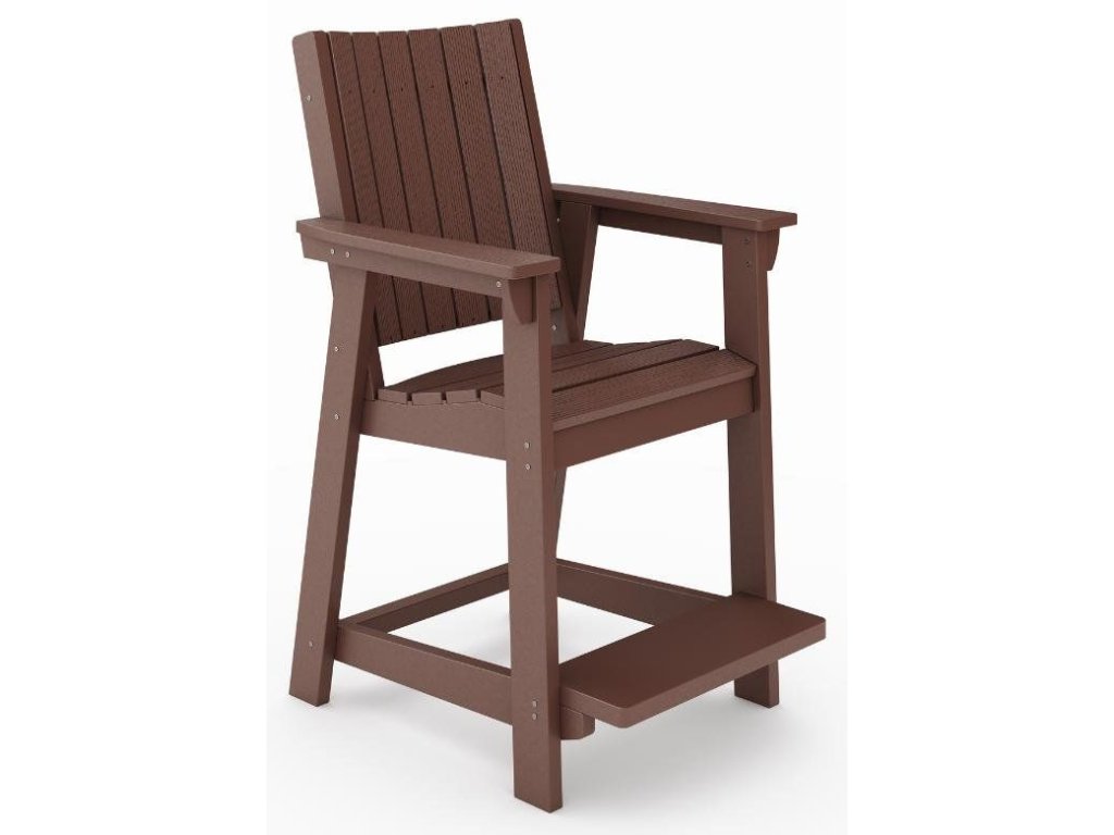 Counter Chair in Pecan Brown