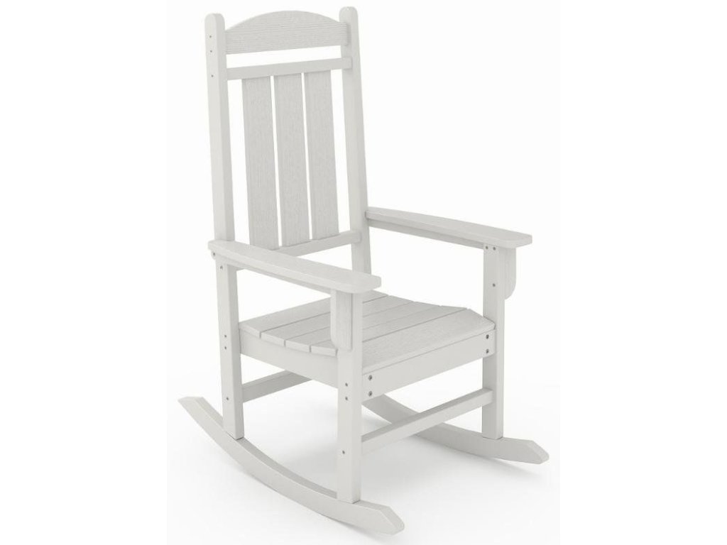 SoPoly Callway Porch Rocker in Heron Gray