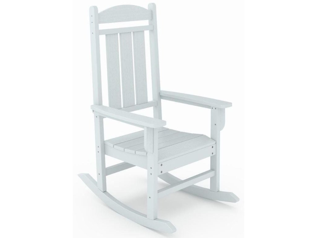SoPoly Callway Porch Rocker in Stone Mountain Gray