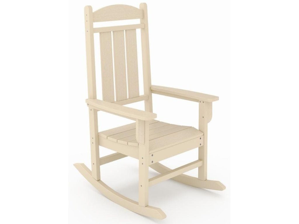 SoPoly Callway Porch Rocker in Tybee Sand