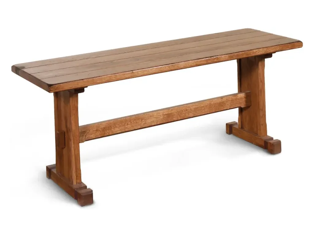 Sedona Breakfast Nook Side Bench Wood Seat