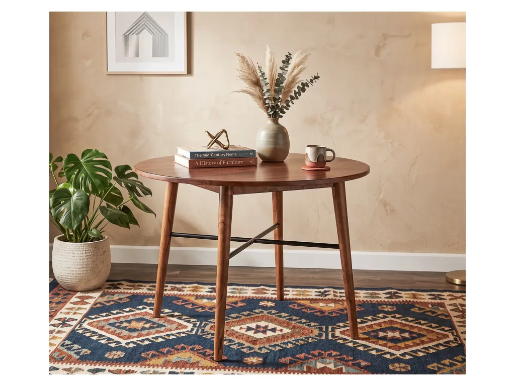 American Modern Round Counter Height Table