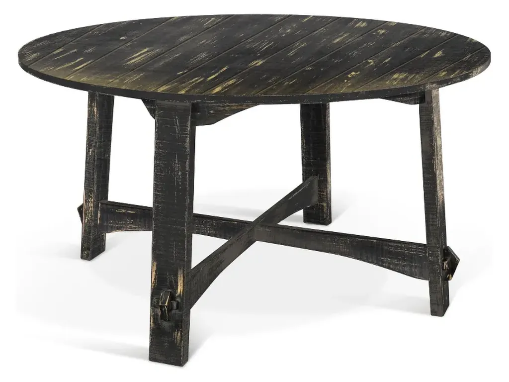 Black Sand 54"R Table - Alternative View