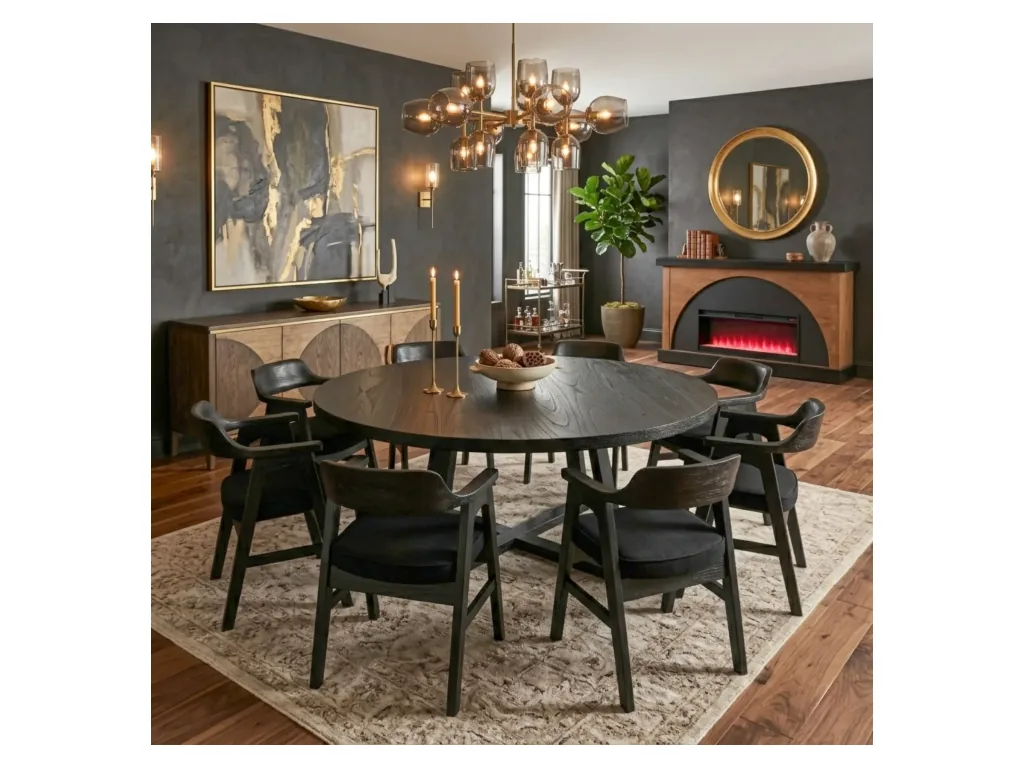 Mia Large Round Dining Table
