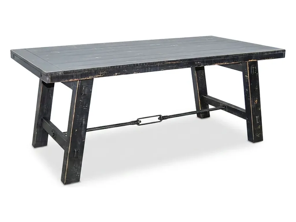 Black Sand Dining Table With Turnbuckle - Alternative View