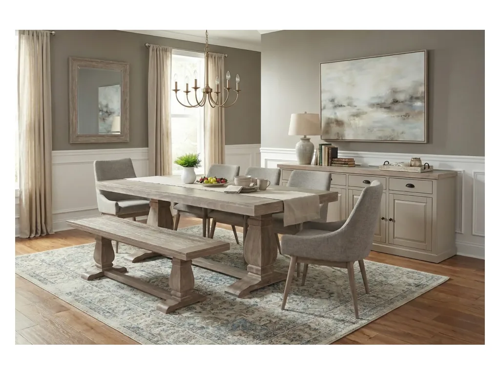 Gianna Bench Wood Seat