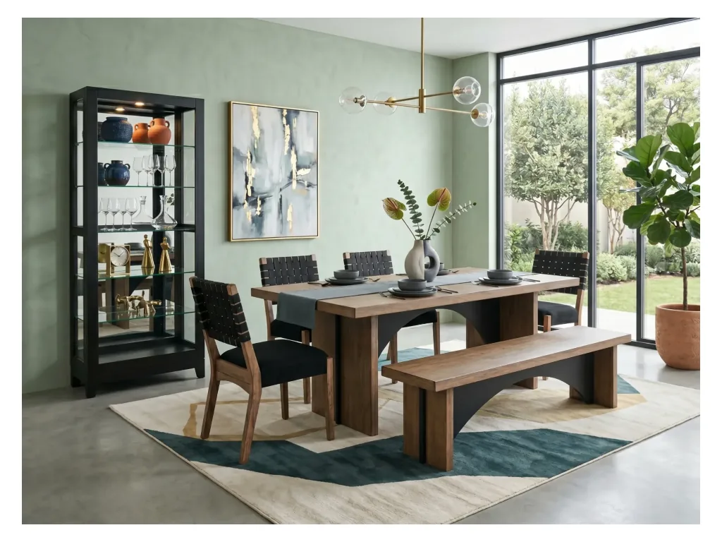 Arch Dining Chair Cushion Seat & Webbed Back