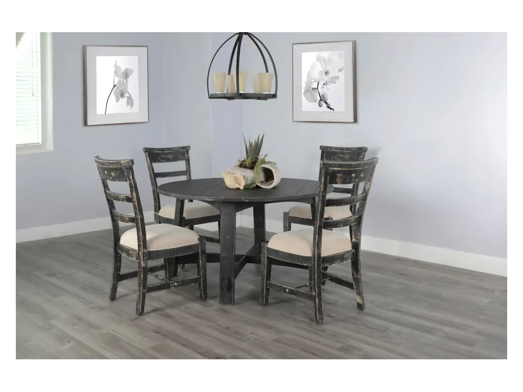 Black Sand Side Chair Cushion Seat