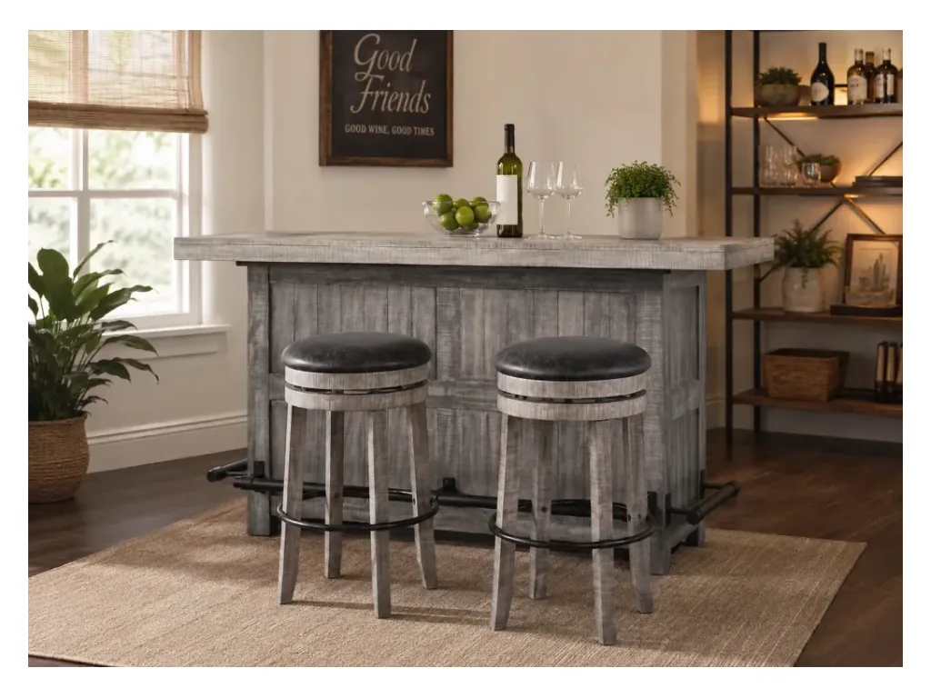 30"H Swivel Stool Cushion Seat