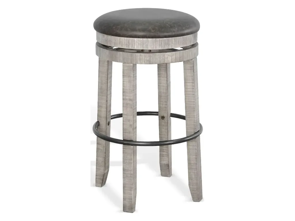 30"H Swivel Stool Cushion Seat