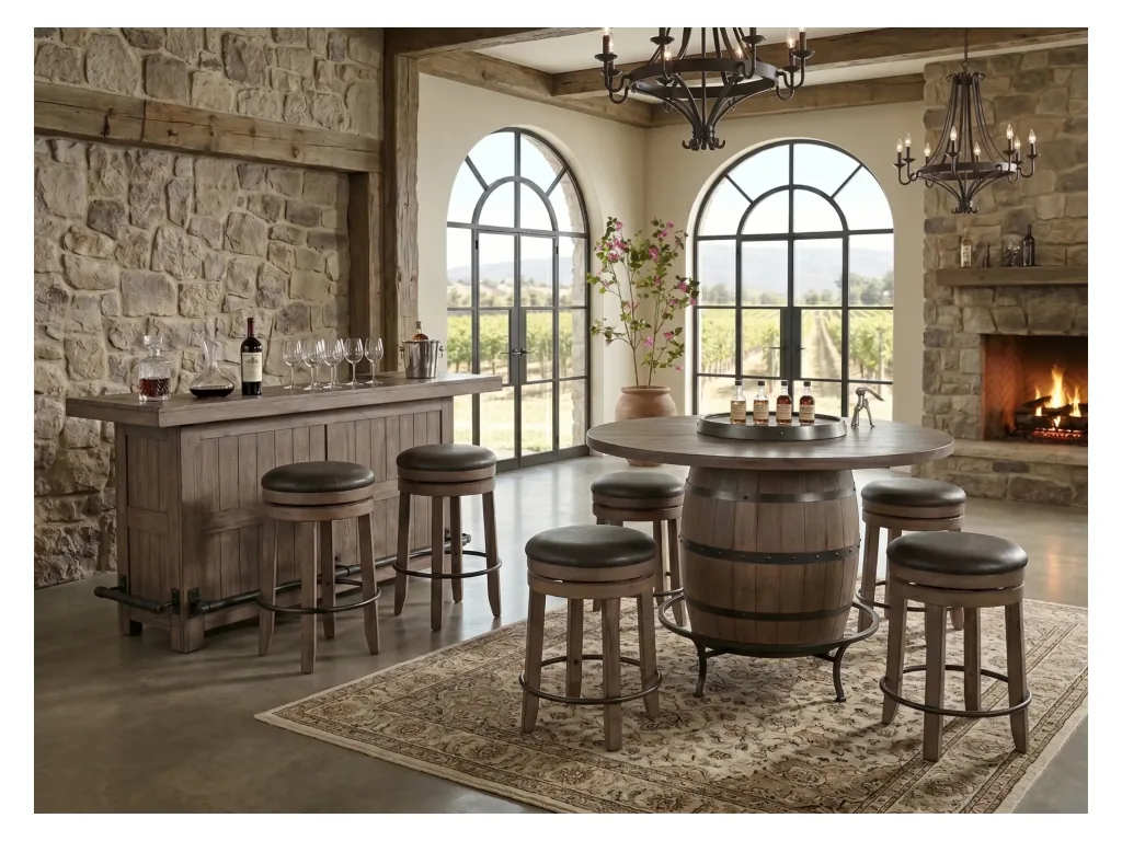 30"H Swivel Stool Cushion Seat