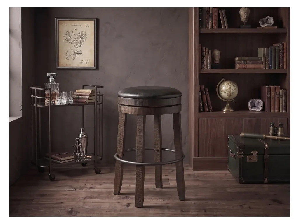 30"H Swivel Stool Cushion Seat