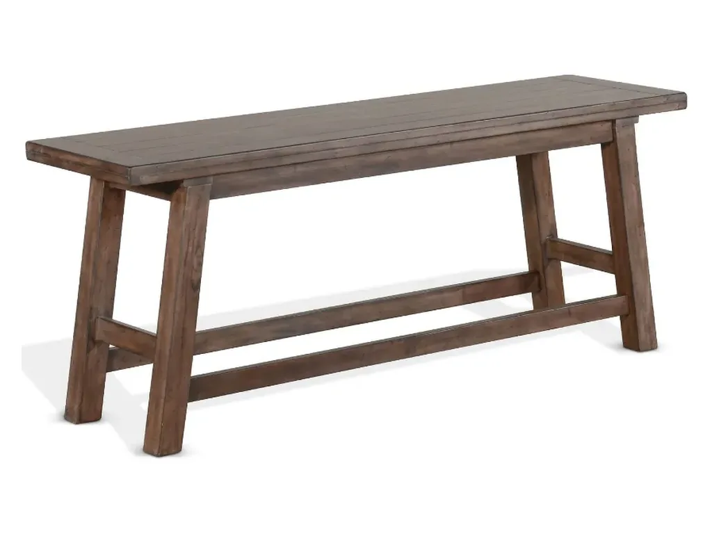 Counter Height Bench Wood Seat - Alternative View