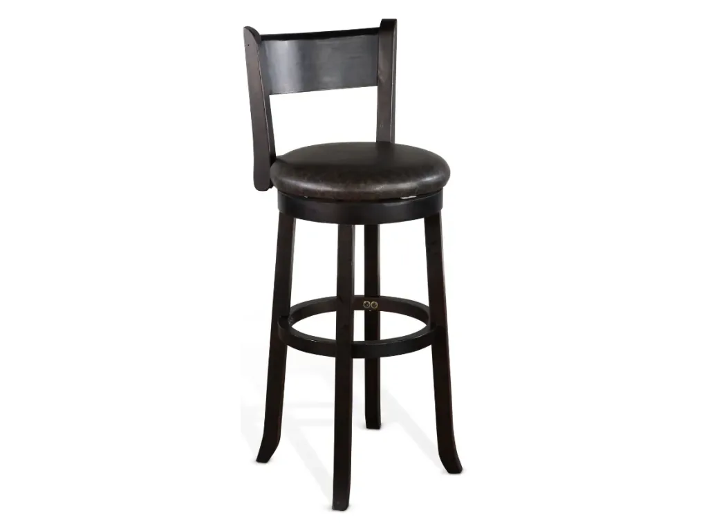 30"H Swivel Barstool Cushion Seat - Alternative View