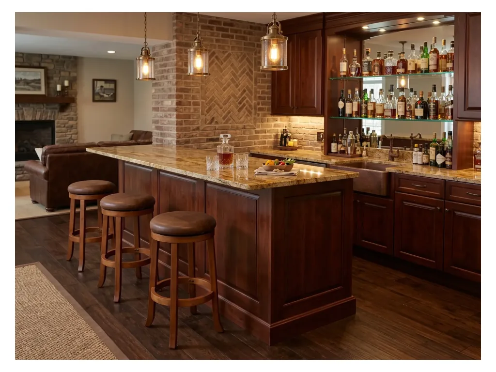 30"H Swivel Stool Cushion Seat
