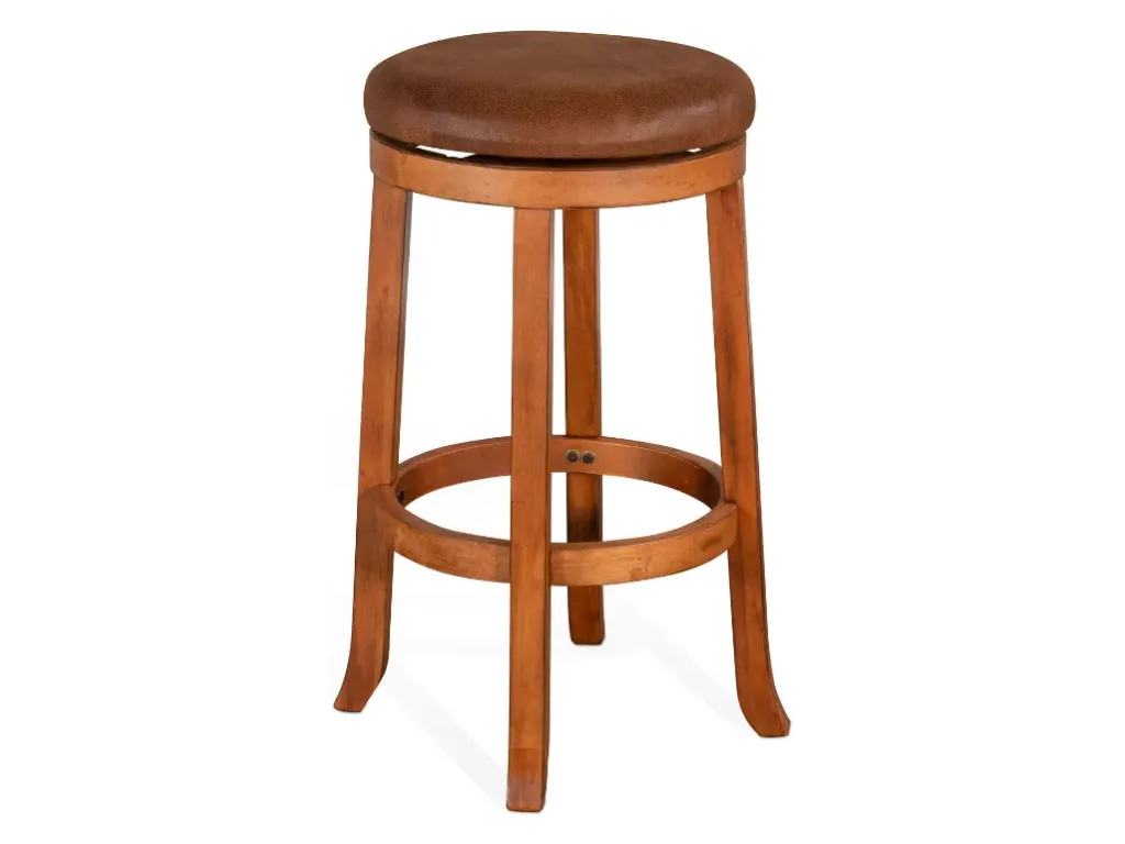 30"H Swivel Stool Cushion Seat