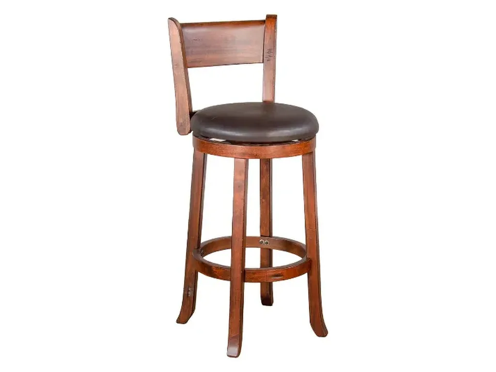 30"H Swivel Barstool Cushion Seat - Alternative View