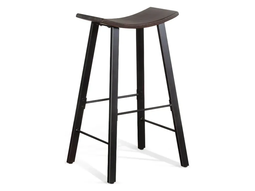 30"H Stool Wood Seat - Alternative View