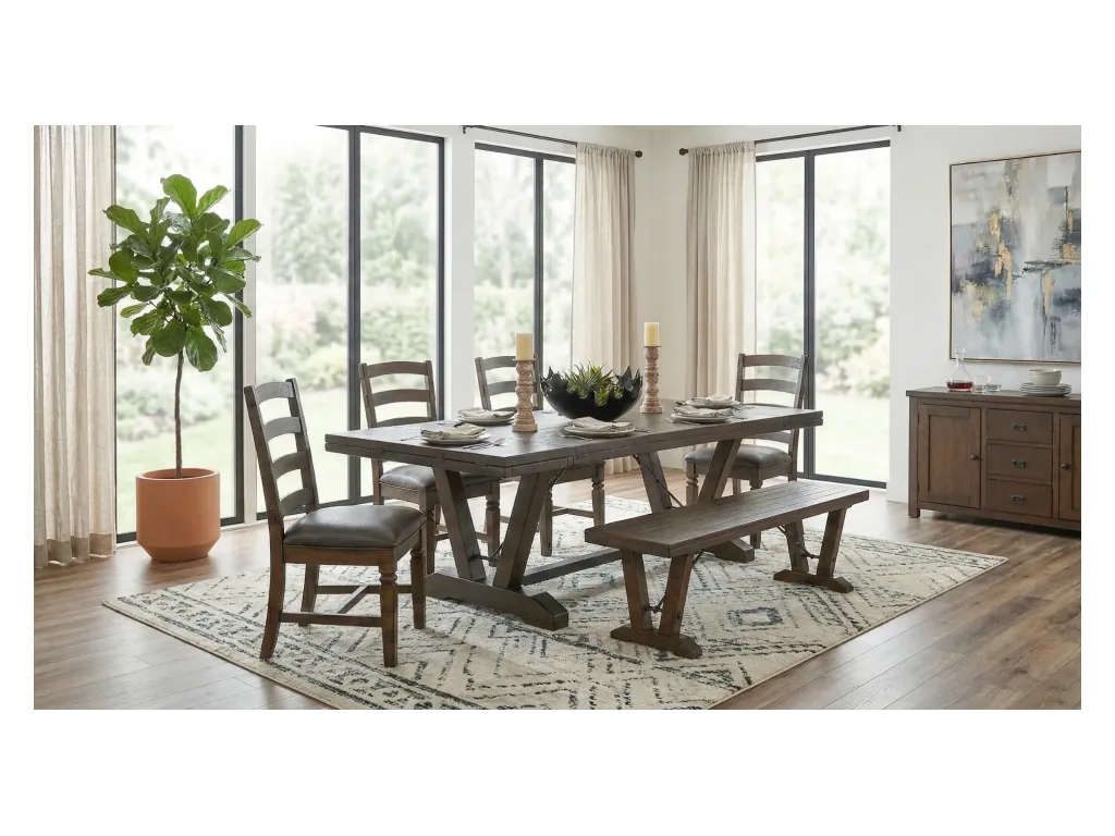 Bench With Turnbuckles Wood Seat