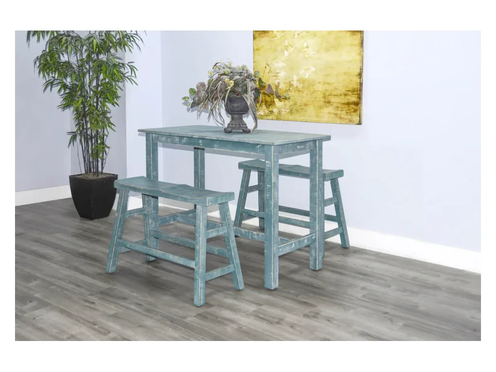 Sea Grass 24"H Bench 9" Wood Seat - primary view