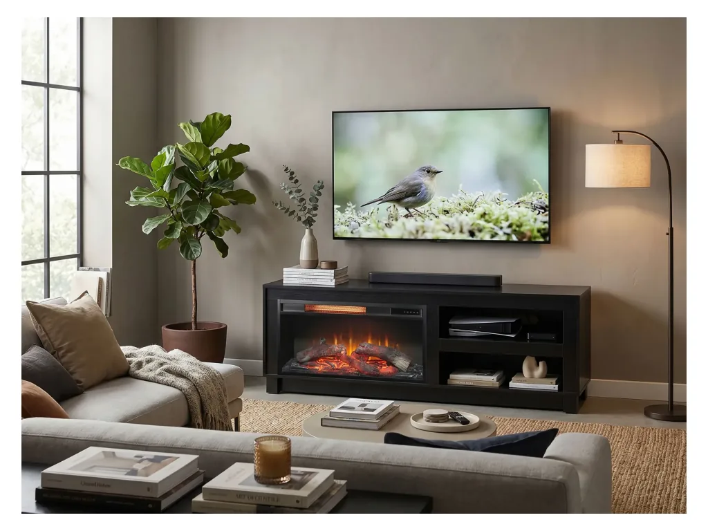 28" Log Fireplace Insert