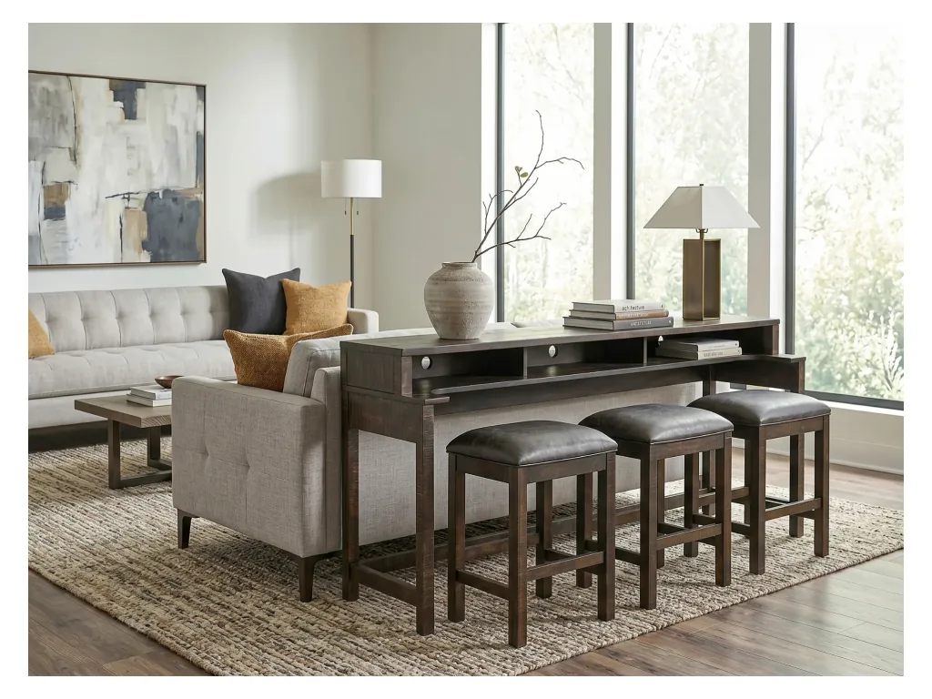 Console Table With Usb Power Pack